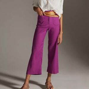 Anthropologie Maeve Colette wide leg pants
